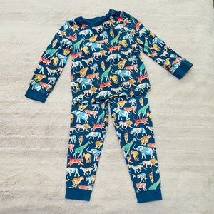 Cath Kids (London-based brand) cotton pajama set (safari print)